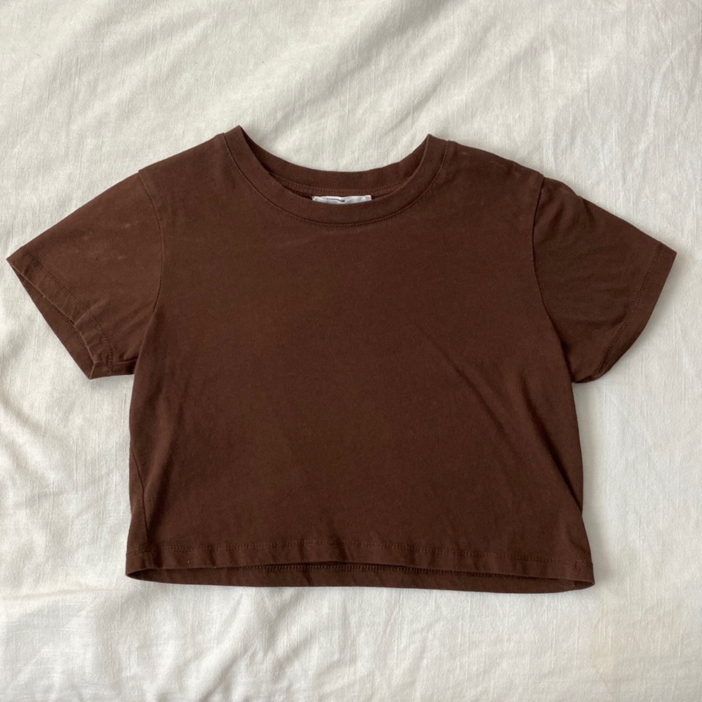 brown baby tee, from cotton-on, size small